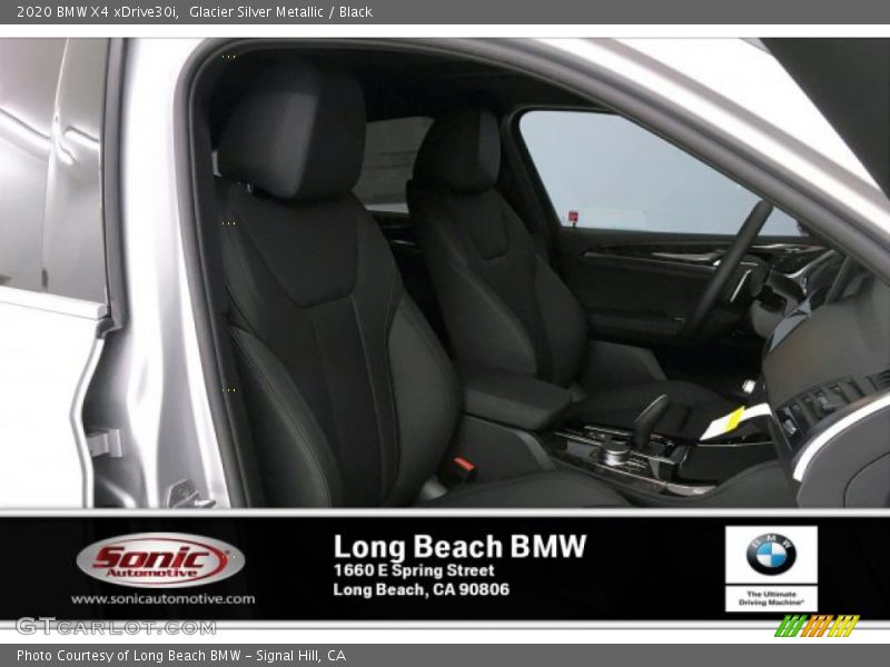 Glacier Silver Metallic / Black 2020 BMW X4 xDrive30i