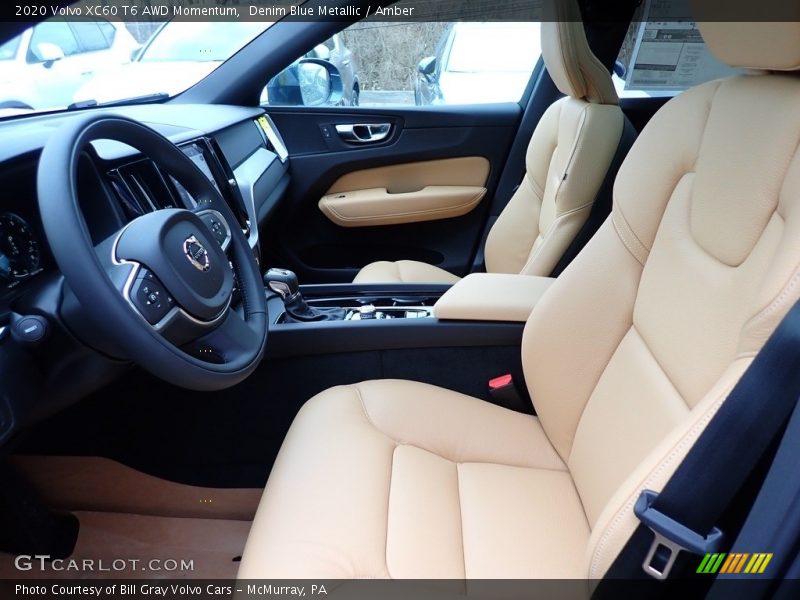 Denim Blue Metallic / Amber 2020 Volvo XC60 T6 AWD Momentum