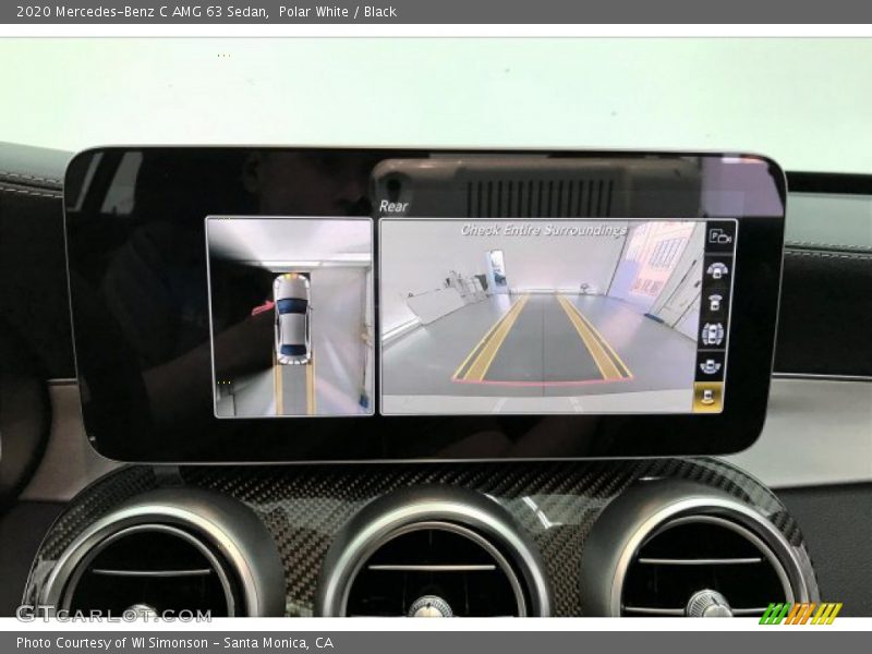 Polar White / Black 2020 Mercedes-Benz C AMG 63 Sedan