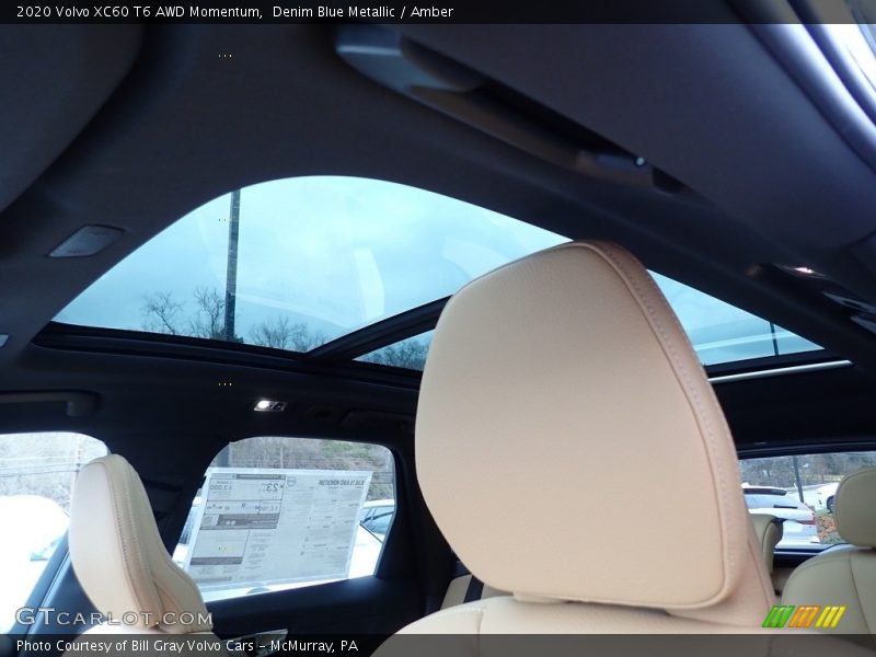 Denim Blue Metallic / Amber 2020 Volvo XC60 T6 AWD Momentum