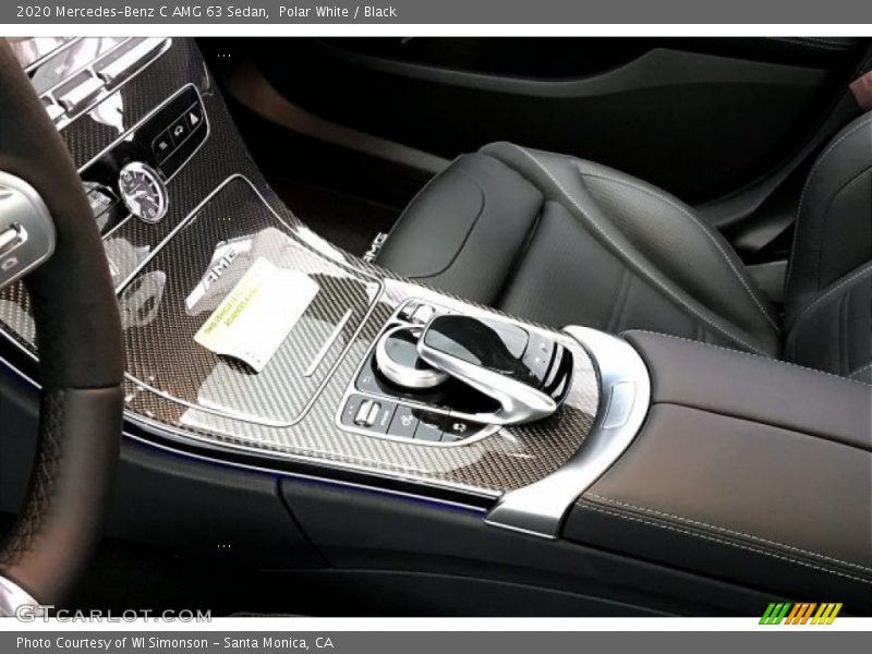 Polar White / Black 2020 Mercedes-Benz C AMG 63 Sedan