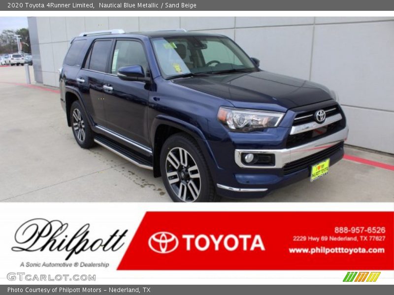 Nautical Blue Metallic / Sand Beige 2020 Toyota 4Runner Limited