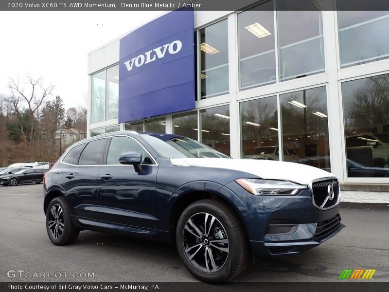 Denim Blue Metallic / Amber 2020 Volvo XC60 T5 AWD Momentum