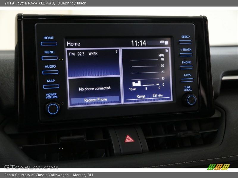 Blueprint / Black 2019 Toyota RAV4 XLE AWD