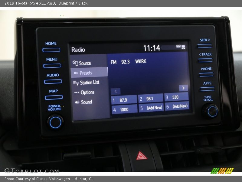 Blueprint / Black 2019 Toyota RAV4 XLE AWD