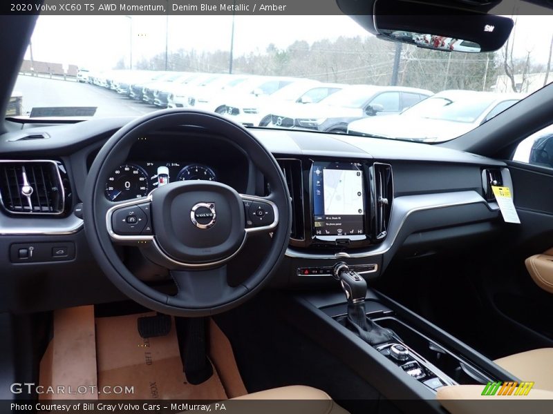 Denim Blue Metallic / Amber 2020 Volvo XC60 T5 AWD Momentum