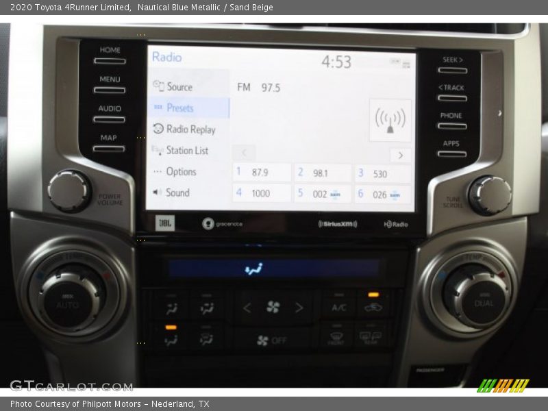 Nautical Blue Metallic / Sand Beige 2020 Toyota 4Runner Limited