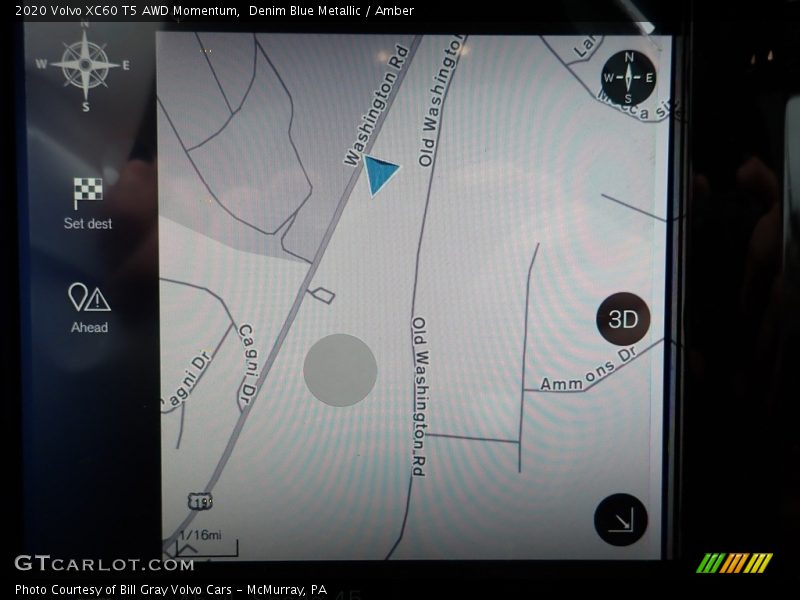 Denim Blue Metallic / Amber 2020 Volvo XC60 T5 AWD Momentum