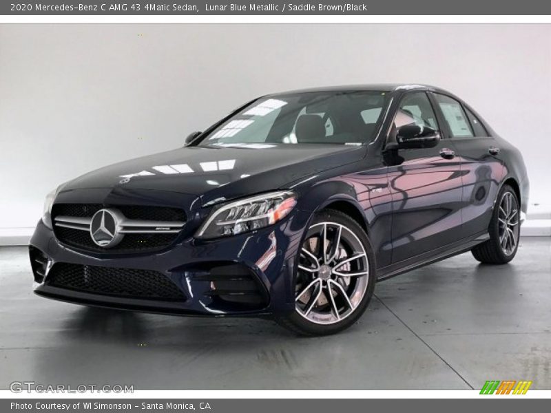 Front 3/4 View of 2020 C AMG 43 4Matic Sedan