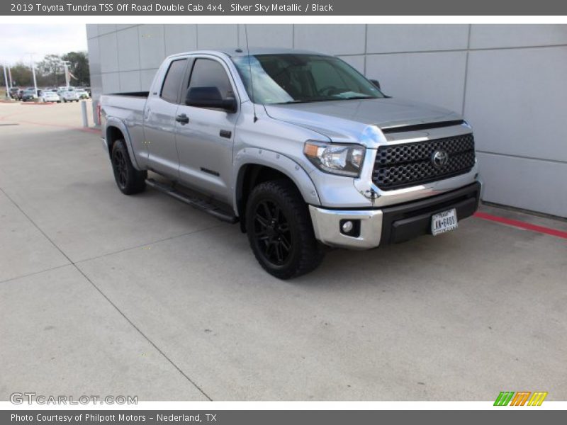 Silver Sky Metallic / Black 2019 Toyota Tundra TSS Off Road Double Cab 4x4