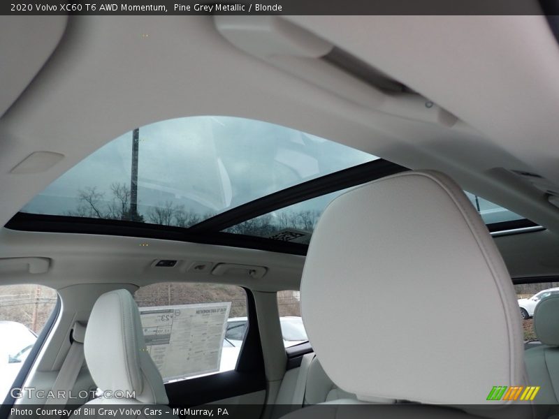 Sunroof of 2020 XC60 T6 AWD Momentum