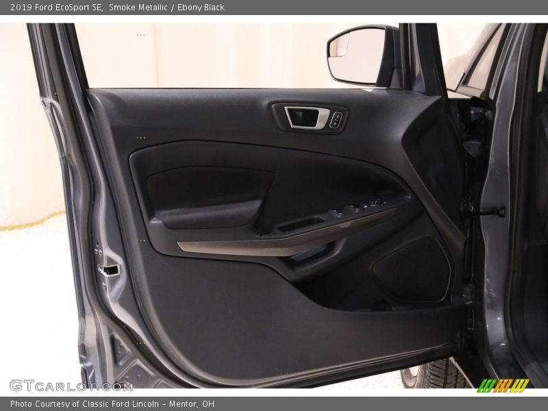 Smoke Metallic / Ebony Black 2019 Ford EcoSport SE