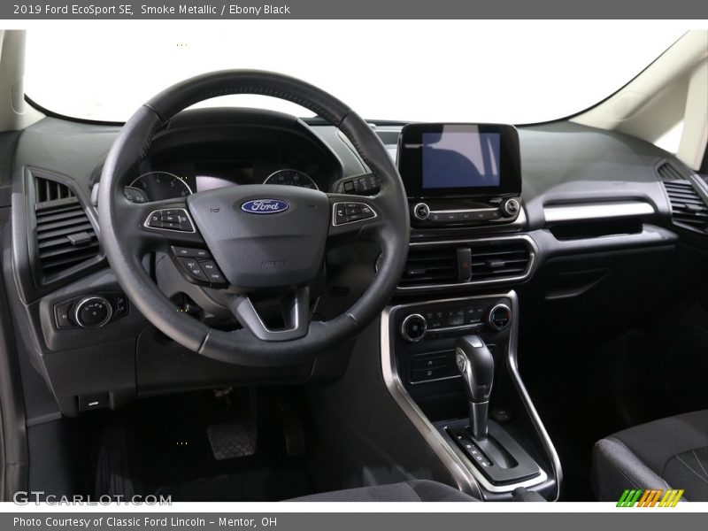 Smoke Metallic / Ebony Black 2019 Ford EcoSport SE