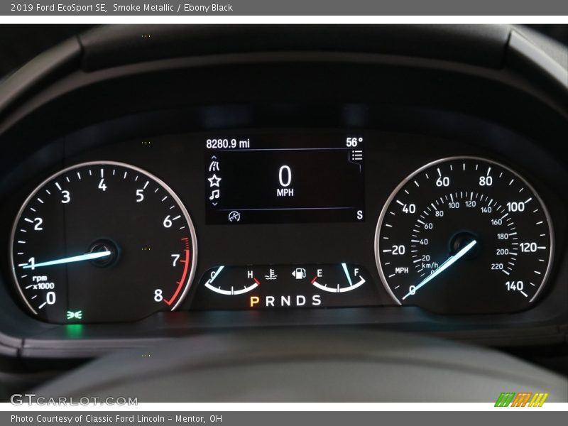 Smoke Metallic / Ebony Black 2019 Ford EcoSport SE