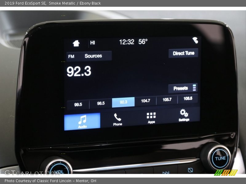 Smoke Metallic / Ebony Black 2019 Ford EcoSport SE