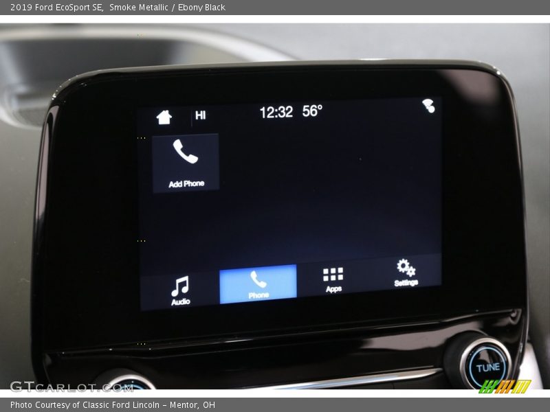 Smoke Metallic / Ebony Black 2019 Ford EcoSport SE