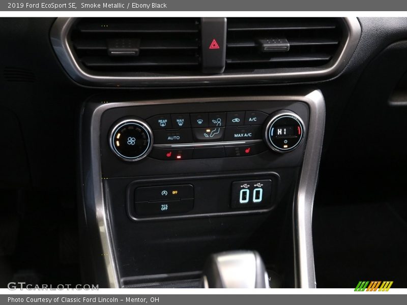 Smoke Metallic / Ebony Black 2019 Ford EcoSport SE