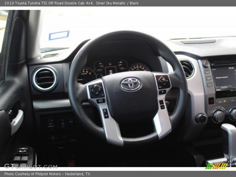 Silver Sky Metallic / Black 2019 Toyota Tundra TSS Off Road Double Cab 4x4