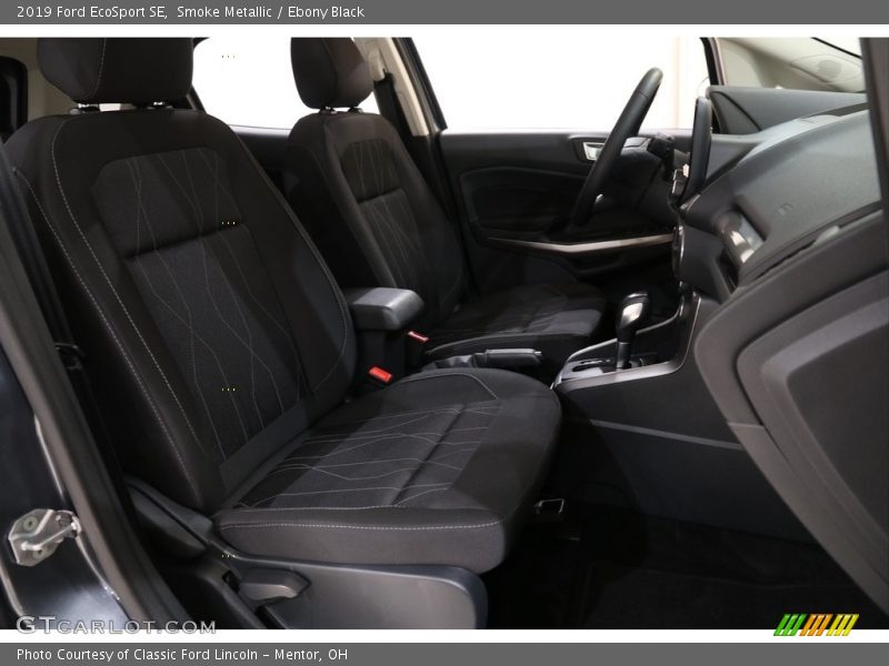 Smoke Metallic / Ebony Black 2019 Ford EcoSport SE