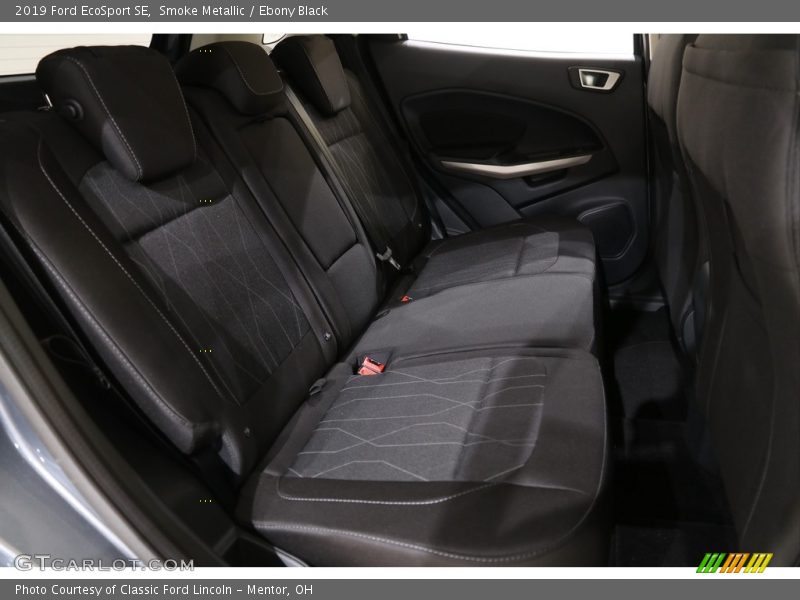 Smoke Metallic / Ebony Black 2019 Ford EcoSport SE