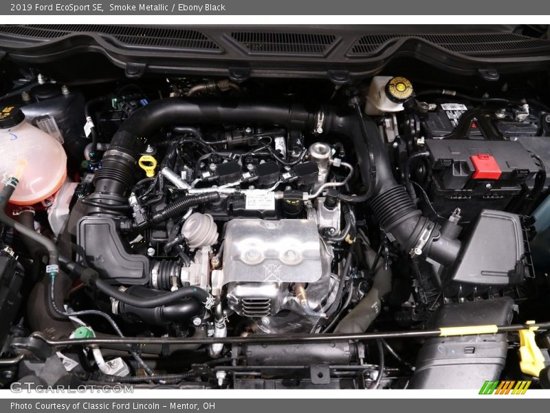 Smoke Metallic / Ebony Black 2019 Ford EcoSport SE