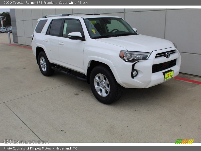 Super White / Black 2020 Toyota 4Runner SR5 Premium