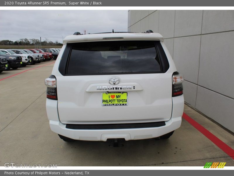 Super White / Black 2020 Toyota 4Runner SR5 Premium