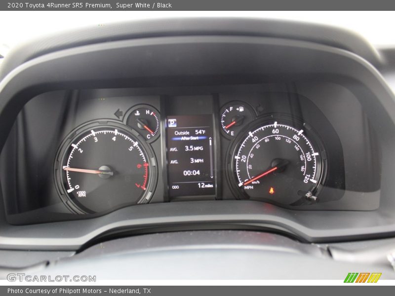Super White / Black 2020 Toyota 4Runner SR5 Premium