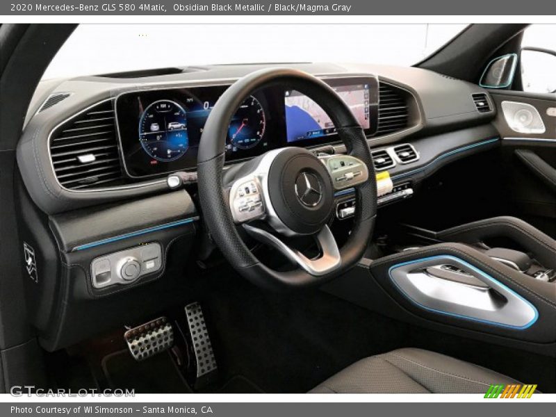 Dashboard of 2020 GLS 580 4Matic