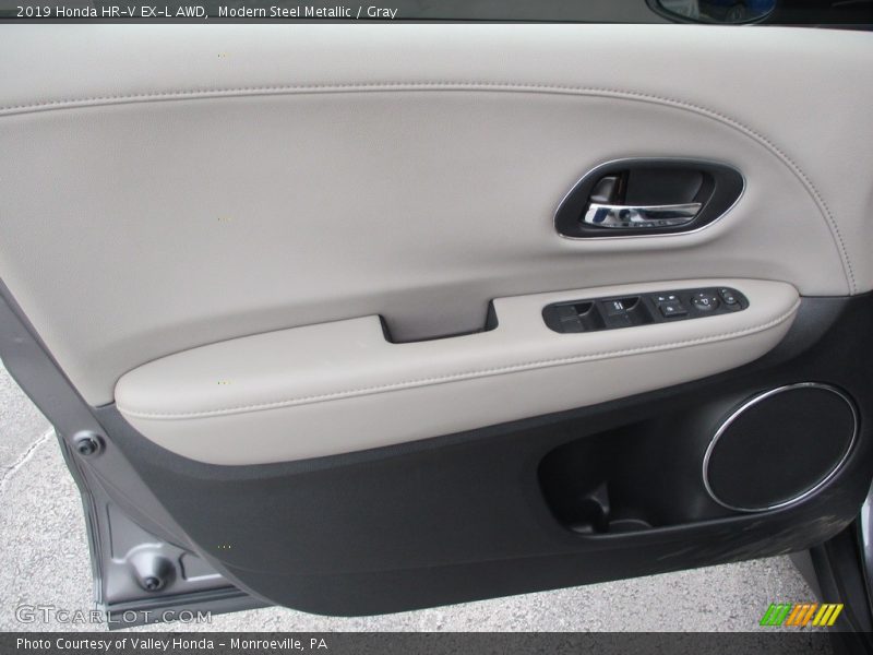Modern Steel Metallic / Gray 2019 Honda HR-V EX-L AWD
