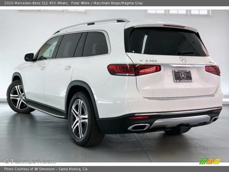 Polar White / Macchiato Beige/Magma Gray 2020 Mercedes-Benz GLS 450 4Matic