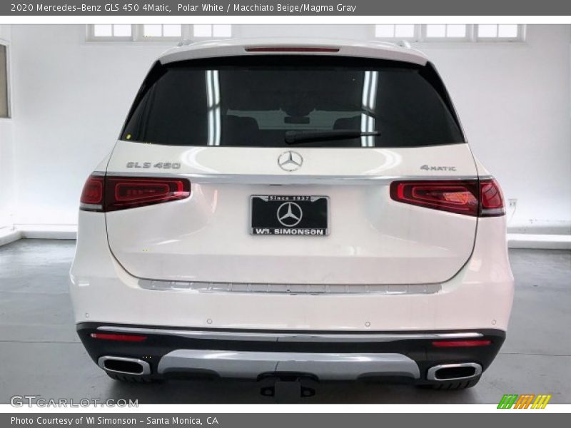 Polar White / Macchiato Beige/Magma Gray 2020 Mercedes-Benz GLS 450 4Matic