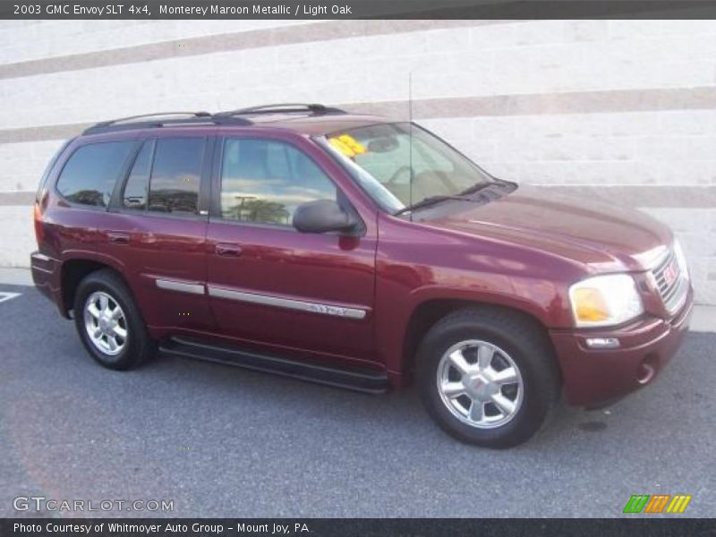 Monterey Maroon Metallic / Light Oak 2003 GMC Envoy SLT 4x4