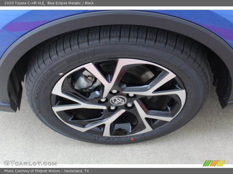 Blue Eclipse Metallic / Black 2020 Toyota C-HR XLE