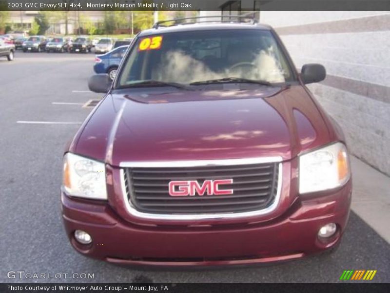 Monterey Maroon Metallic / Light Oak 2003 GMC Envoy SLT 4x4