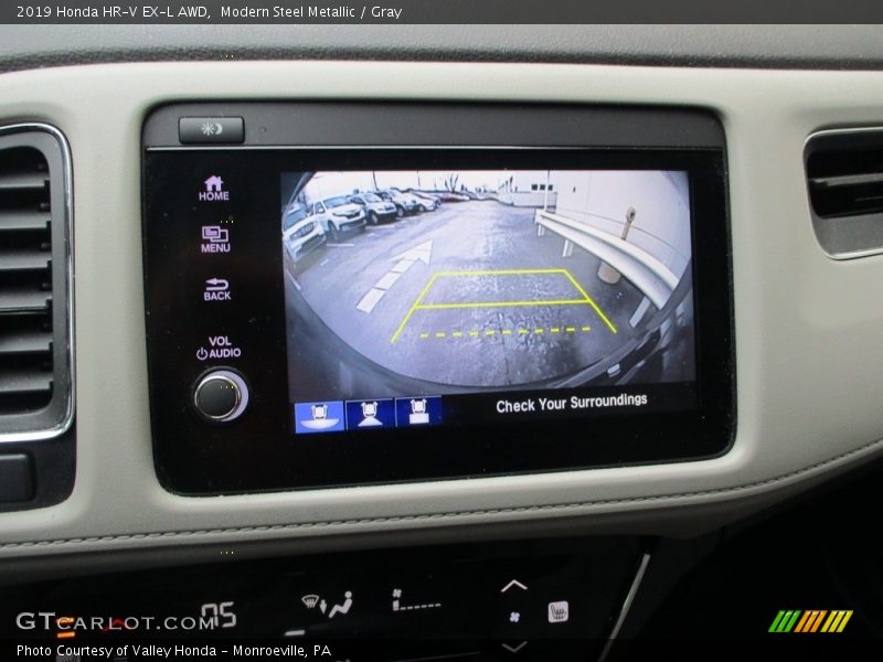 Modern Steel Metallic / Gray 2019 Honda HR-V EX-L AWD
