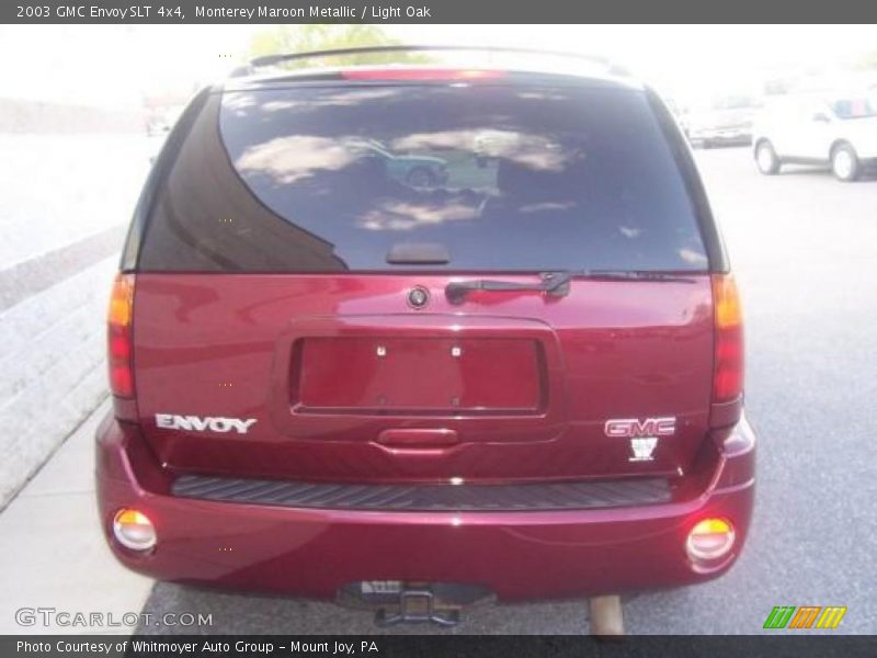 Monterey Maroon Metallic / Light Oak 2003 GMC Envoy SLT 4x4