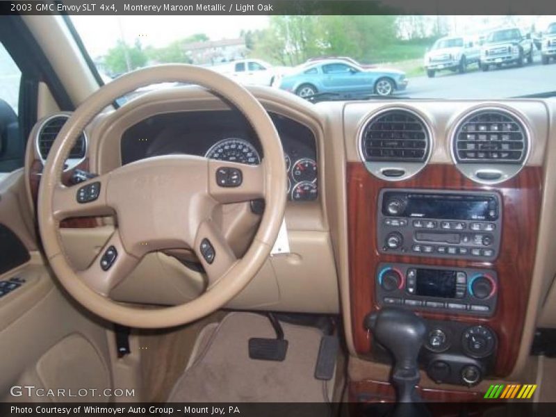 Monterey Maroon Metallic / Light Oak 2003 GMC Envoy SLT 4x4
