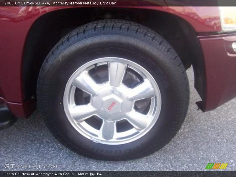 Monterey Maroon Metallic / Light Oak 2003 GMC Envoy SLT 4x4