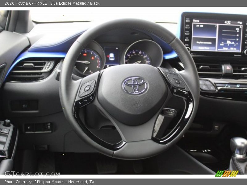 Blue Eclipse Metallic / Black 2020 Toyota C-HR XLE