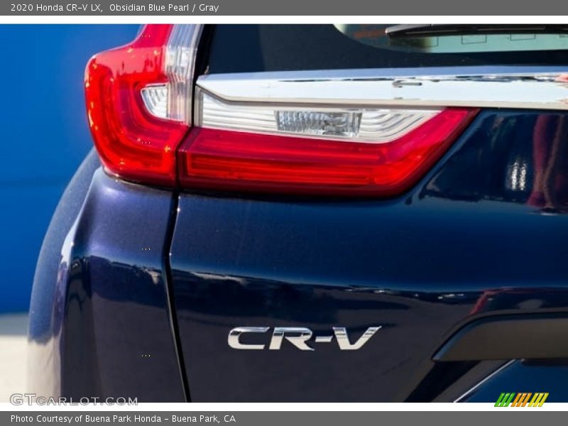 Obsidian Blue Pearl / Gray 2020 Honda CR-V LX