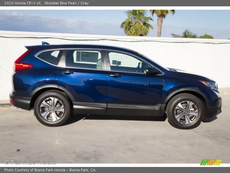 Obsidian Blue Pearl / Gray 2020 Honda CR-V LX