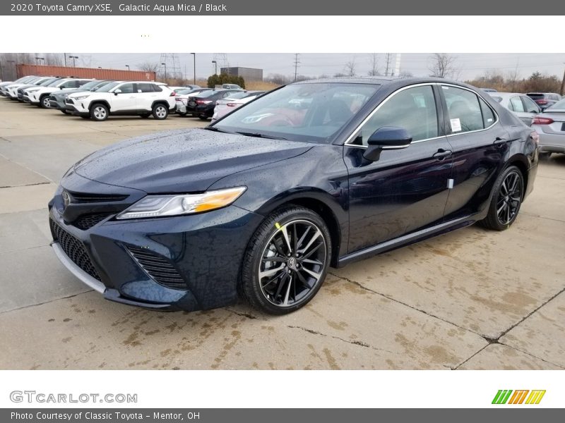Galactic Aqua Mica / Black 2020 Toyota Camry XSE