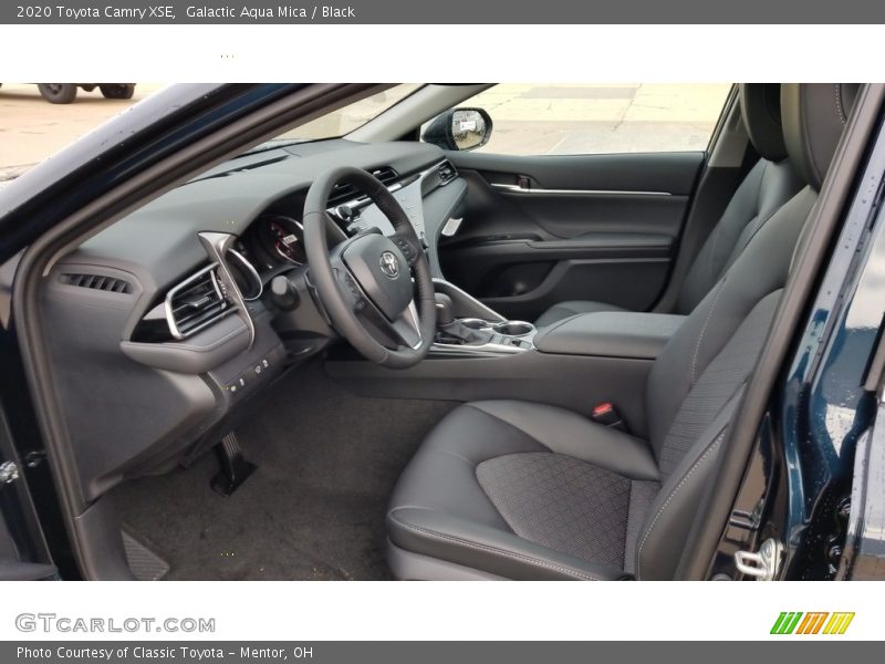 Galactic Aqua Mica / Black 2020 Toyota Camry XSE