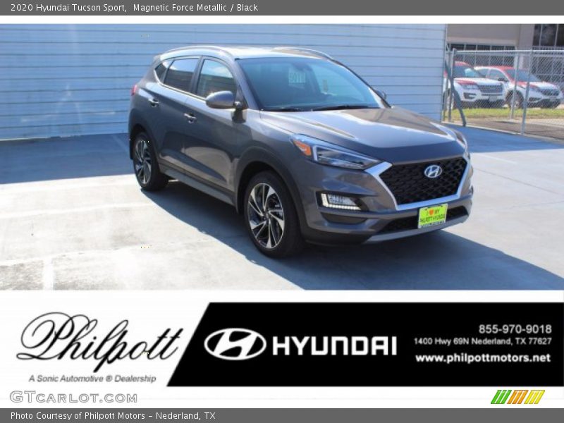 Magnetic Force Metallic / Black 2020 Hyundai Tucson Sport
