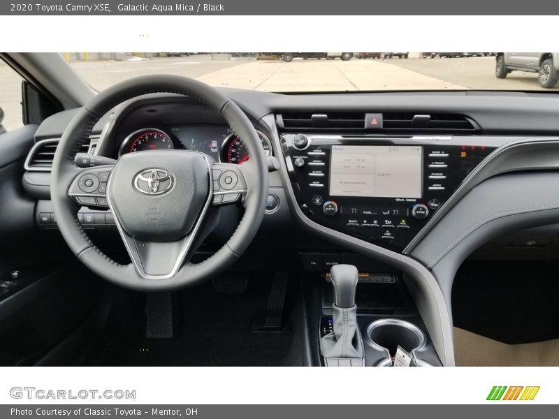 Galactic Aqua Mica / Black 2020 Toyota Camry XSE