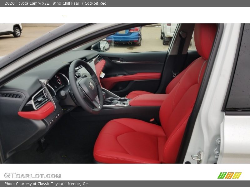 Front Seat of 2020 Camry XSE