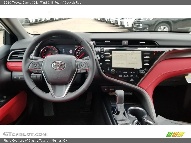 Dashboard of 2020 Camry XSE