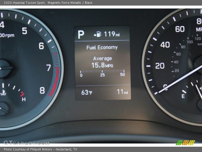 Magnetic Force Metallic / Black 2020 Hyundai Tucson Sport