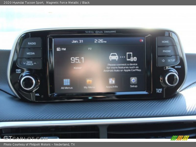 Magnetic Force Metallic / Black 2020 Hyundai Tucson Sport
